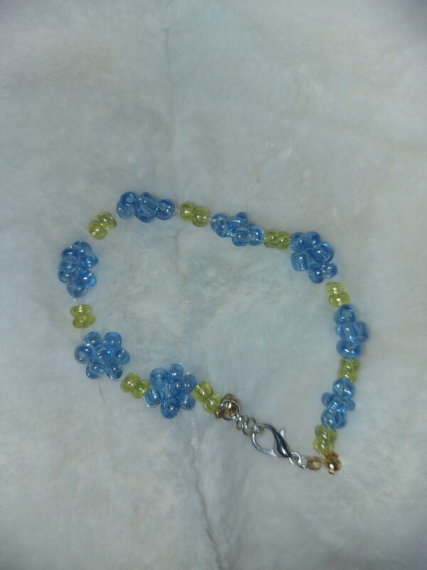 Bluebell meadow bracelet